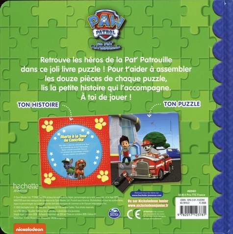 Mon joli livre puzzle Paw Patrol - La Pat' de Emilie Malandain - Album -  Livre - Decitre