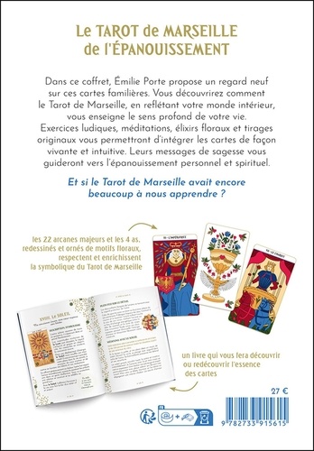 Le Tarot de Marseille de l'épanouissement. Les cartes & le livre pour mieux se connaître et s'accomplir
