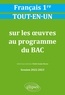 Emilie Stouder-Muraru - Français 1re - Sur les oeuvres au programme du BAC.