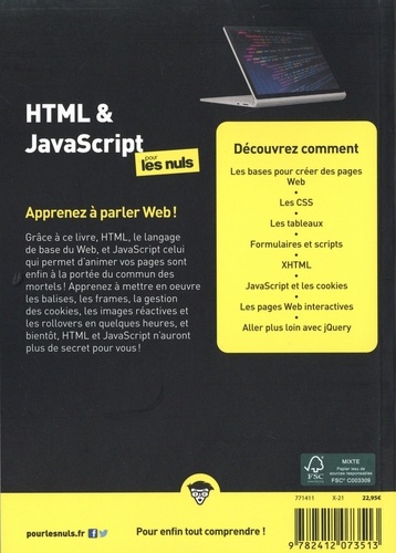 HTML & JavaScript pour les nuls 2e édition