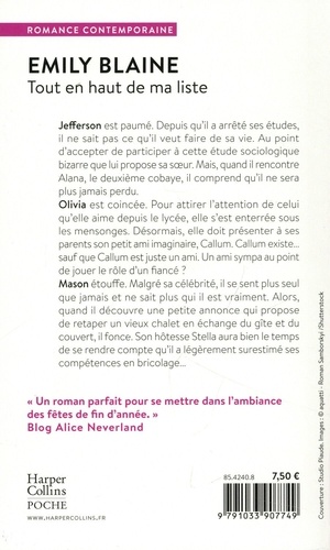 Tout En Haut De Ma Liste Tout en haut de ma liste de Emily Blaine - Poche - Livre - Decitre