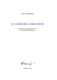 Je cherche l'obscurité