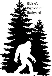 Elaines Bigfoot in Backyard