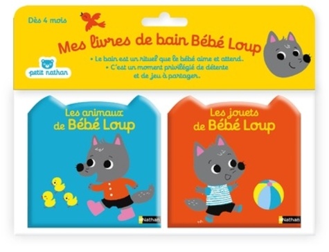 Emiri Hayashi - Bébé Loup  : Mes livres de bain Bébé-Loup - Les animaux de bébé Loup ; Les jouets de bébé Loup.