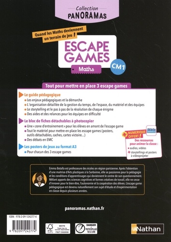 Maths CM1 Escape Games  Edition 2021