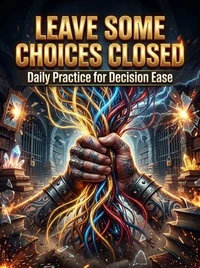 Leave Some Choices Closed