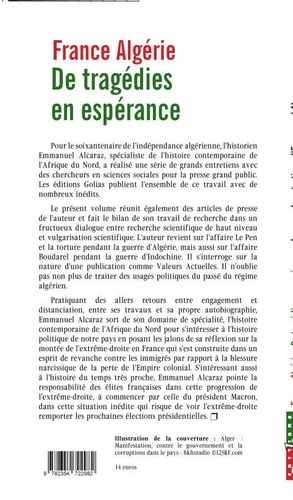 France Algérie. De tragédies en espérance