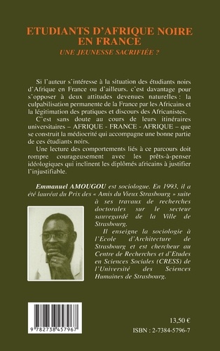 Etudiants d'Afrique noire en France. Une jeunesse sacrifiée ?
