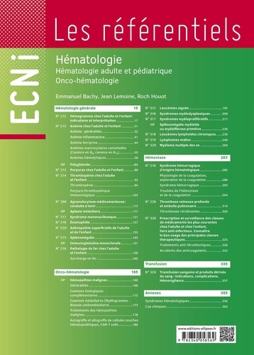 Hématologie. Hématologie adulte et pédiatrique, Onco-hématologie 9e édition