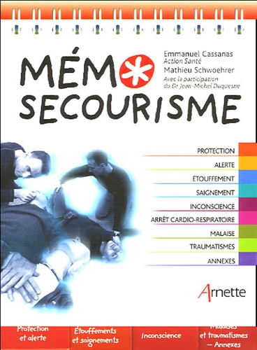Emmanuel Cassanas et Mathieu Schwoehrer - Mémo Secourisme.