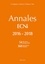 Annales ECNi 2016-2018