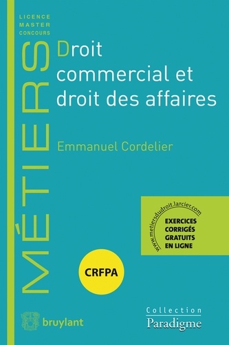 Emmanuel Cordelier - Droit commercial et droit des affaires.