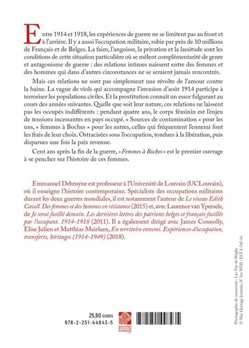 "Femmes à boches". Occupation du corps féminin dans la France et la Belgique de la Grande Guerre