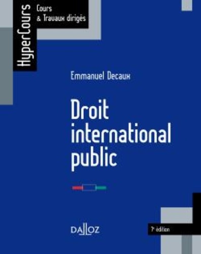 Droit international public 7e édition