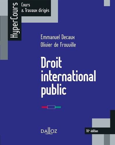 Droit international public 10e édition