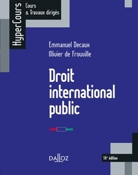 Téléchargement de livres sur iphone kindle Droit international public par Emmanuel Decaux, Olivier de Frouville