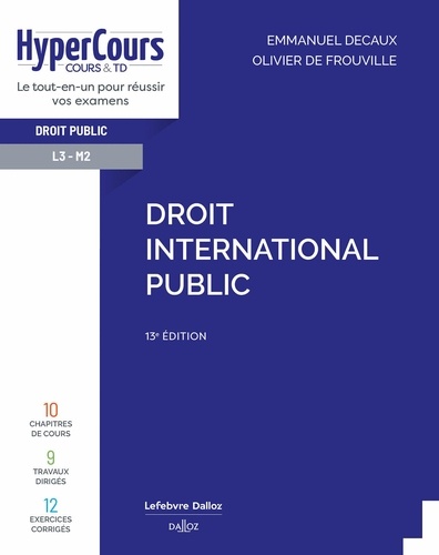 Droit international public 13e édition