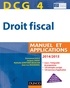 Emmanuel Disle et Jacques Saraf - DCG 4 - Droit fiscal 2014/2015 - 8e éd. - Manuel et Applications.