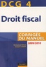 Emmanuel Disle et Jacques Saraf - DCG 4 Droit fiscal - Corrigés du manuel.