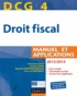 Emmanuel Disle et Jacques Saraf - DCG 4 Droit fiscal - Manuel et applications.