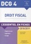 Droit fiscal DCG 4. L'essentiel en fiches  Edition 2018-2019