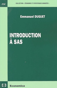Emmanuel Duguet - Introduction à SAS.