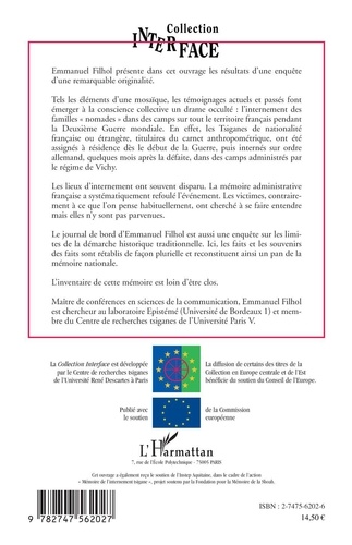 La mémoire et l'oubli. L'internement des Tsiganes en France, 1940-1946