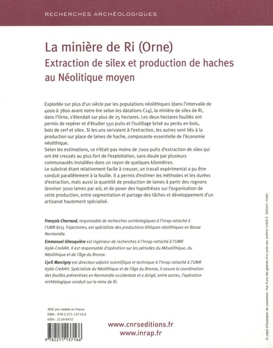 La minière de Ri (Orne). Extraction de silex et production de haches au Néolithique moyen