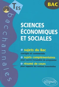 Sciences économiques et sociales Tle ES