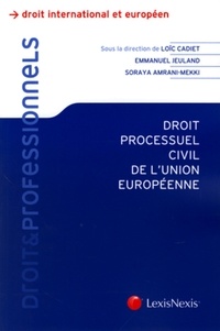 Emmanuel Jeuland et Loïc Cadiet - Droit processuel civil de l'Union Européenne.