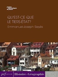 Emmanuel-Joseph SIEYES - Qu'est-ce que le Tiers-État ?.
