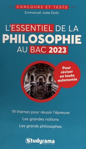 L'essentiel de la philosophie pour le Bac  Edition 2023