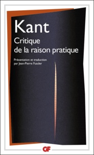 Un livre en format pdf à téléchargerCritique de la raison pratique CHM9782081399921 parEmmanuel Kant in French