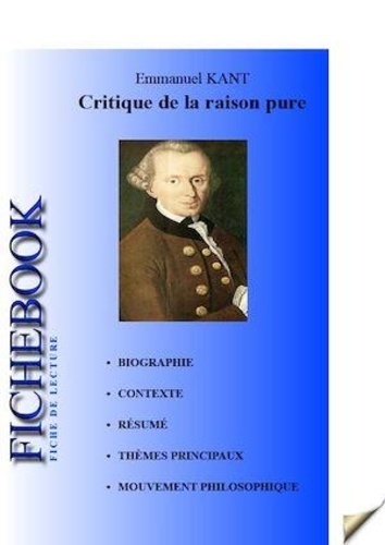 Fiche de lecture Critique de la raison pure de Emmanuel Kant - PDF ...