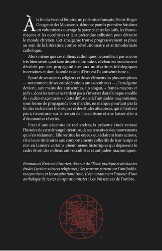 Quis ut Deus ?. Antijudéo-maçonnisme et occultisme en France sous la IIIe République, 2 volumes