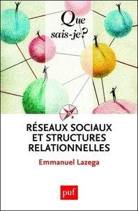 Réseaux sociaux et structures relationnelles 2014