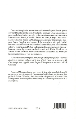 Les plus belles voix de la poésie francophone. Anthologie