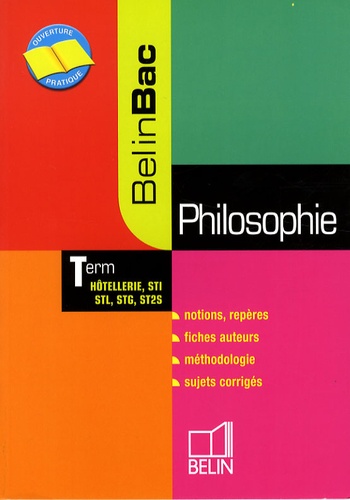Emmanuel Pasquier - Philosophie Tle Hôtellerie, STI, STL, STG, ST2S.