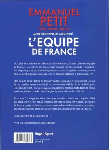 Mon dictionnaire passionné de l'Equipe de France