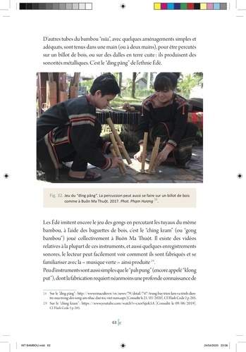 Le bambou au Viêt Nam. Une approche anthropologique et historique pour 296 pages