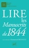 Emmanuel Renault - Lire les Manuscrits de 1844.