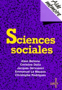 Emmanuel Rodrigues et Alain Beitone - Sciences sociales.