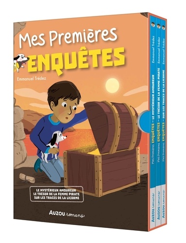 Mes premières enquêtes  Coffret en 3 volumes : Le mystérieux amoureux ;  Le trésor de la femme pirate ; Sur les traces de la licorne