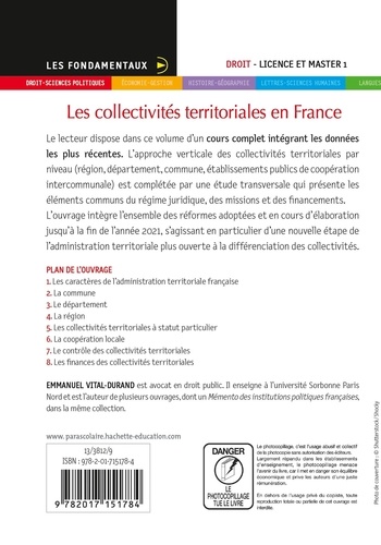 Les collectivités territoriales en France 11e édition