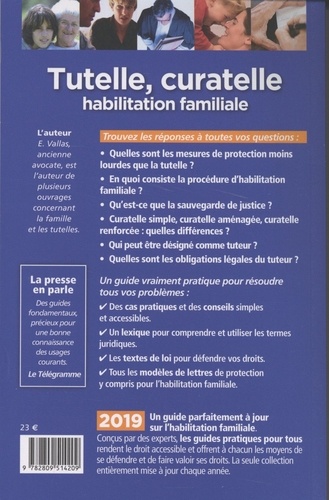 Tutelle, curatelle, habilitation familiale  Edition 2019