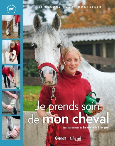 Emmanuelle Brengard - Je soigne mon cheval.