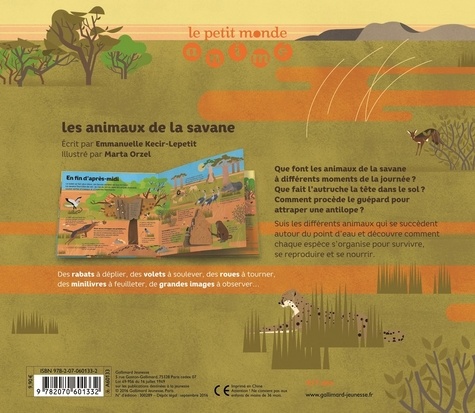 Les animaux de la savane