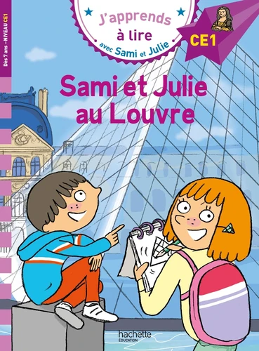 Couverture de J'apprends à lire avec Sami et Julie Sami et Julie au Louvre