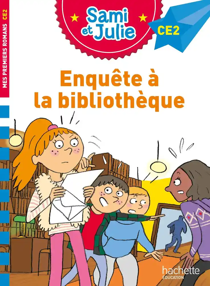 Couverture de Sami et Julie Sami et Julie enquête à la bibliothèque