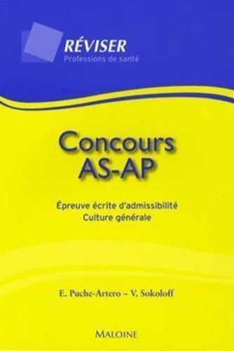 Emmanuelle Puche-Artero et Véronique Sokoloff - Concours AS-AP - Epreuve écrite d'admissibilité, culture générale.